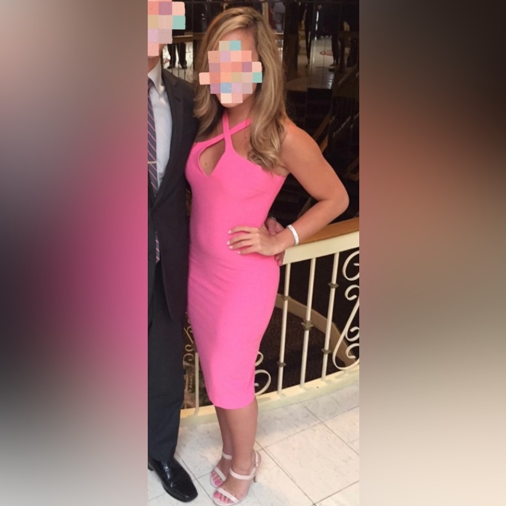 Likely Cocktail Dress. Hot Pink. Size 4